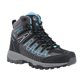 Trezeta Thunder Mid Women's Waterproof Hiking Shoes in Dark Grey Azure