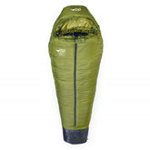 DD Jura 2 Sleeping Bag in green, perfect for hammock camping and designed for temperatures down to -5°C.