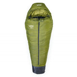 DD Jura 2 Sleeping Bag in green, perfect for hammock camping and designed for temperatures down to -5°C.