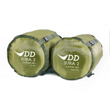 DD Jura 2 Sleeping Bag, compact and portable design for comfortable camping, by DD Hammocks.