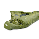 DD Jura 2 Sleeping Bag by DD Hammocks, designed for comfort in temperatures down to -5°C with a waterproof foot box.