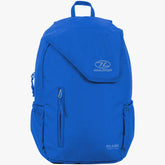 Selkirk 25L Backpack in vibrant blue, ideal for daily commutes and organized storage with pockets.