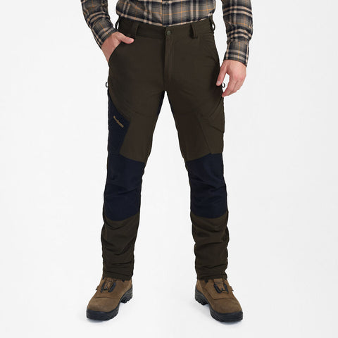 Northward Trousers by DEERHUNTER, showing quality craftsmanship, comfortable fit, and practical pockets for outdoor tasks. Northward Trousers by DEERHUNTER, showing quality craftsmanship, comfortable fit, and practical pockets for outdoor tasks.