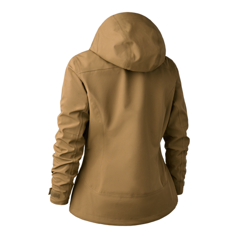 Lady Sarek Shell Jacket with hood, waterproof and breathable for outdoor comfort and protection. Lady Sarek Shell Jacket with hood, waterproof and breathable for outdoor comfort and protection.