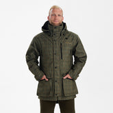 Deerhunter Men's PRO Gamekeeper Jacket Turf Hunting, Jacket on sale at Wylie's Outdoor World UK (Straight Angle View)