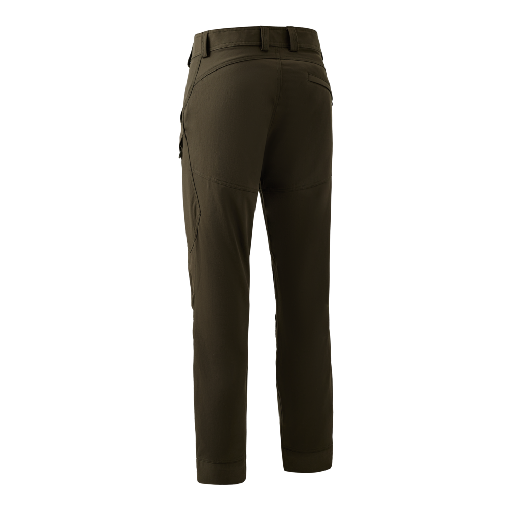 Northward trousers by DEERHUNTER showing the back view with pockets for practical use and comfort. Northward trousers by DEERHUNTER showing the back view with pockets for practical use and comfort.