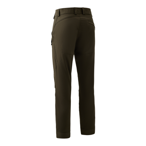 Northward trousers by DEERHUNTER showing the back view with pockets for practical use and comfort. Northward trousers by DEERHUNTER showing the back view with pockets for practical use and comfort.