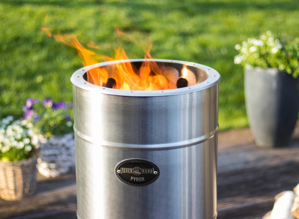 Feuerhand Pyron Fire Barrel - Wylies Outdoor World Feuerhand Pyron Fire Barrel - Wylies Outdoor World