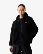 Women's Black Bonelle Borg Fleece Hoodie