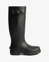 Unisex Black Balmoral MKII Side Adjustable Wellington Boot