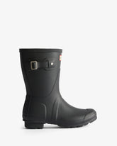 Women's Tartan Lining Short Wellington Boot