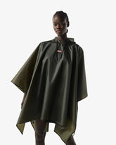 Unisex Kambaba Green Packable Poncho