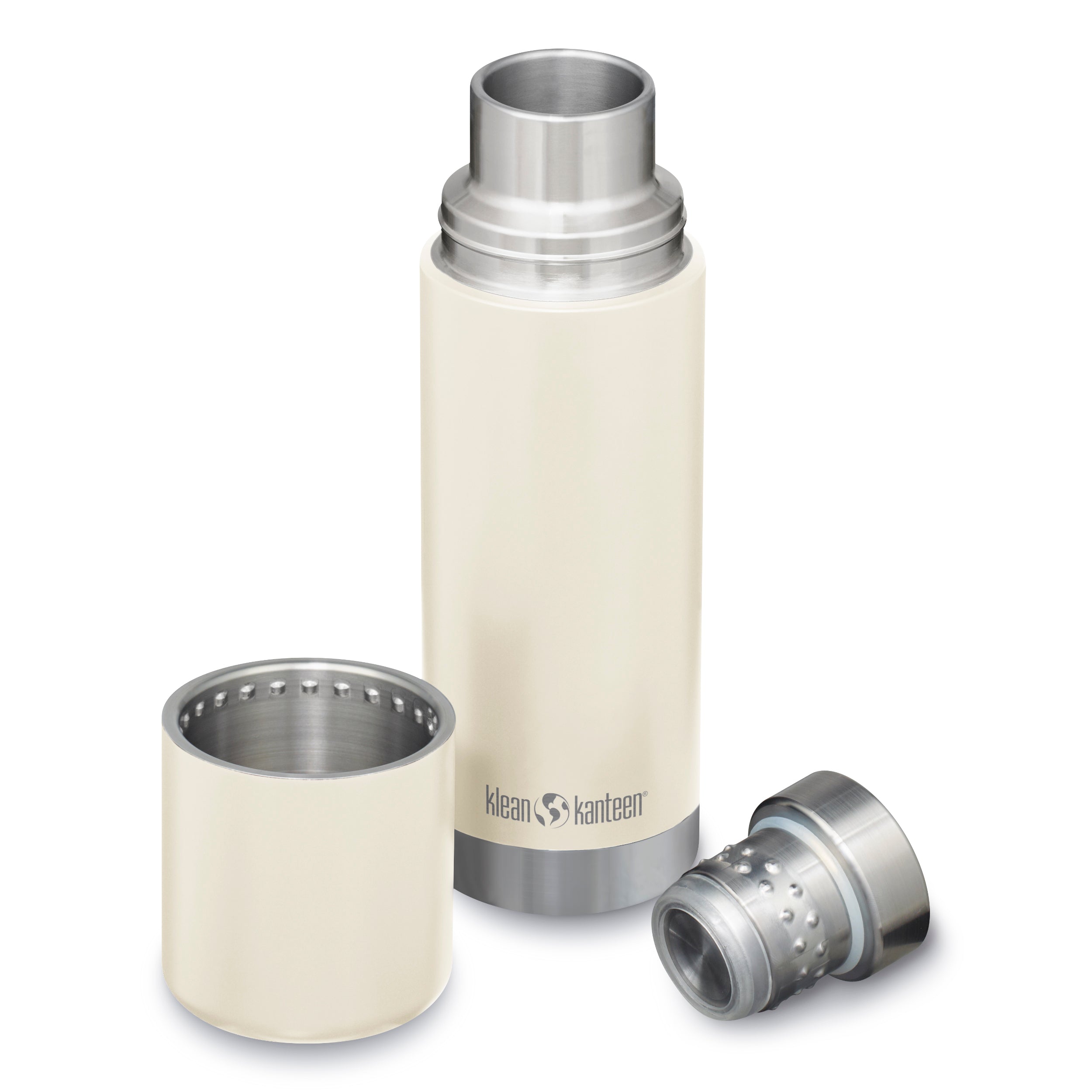 Klean Kanteen TKPro 750ml thermal bottle showing Climate Lock insulation and TK Closure design Klean Kanteen TKPro 750ml thermal bottle showing Climate Lock insulation and TK Closure design
