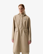 Women's Hummus Melissa PU Long Windbreaker