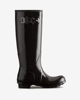 Women's Black Original Tall Gloss Wellington Boot