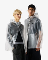 Unisex Clear Downpour Izzy Clear Matte PU Hooded Jacket