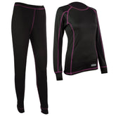 Pro 120 Base Layer Set Women's from Wylie's Outdoor World Black