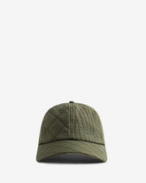 Hunter Boots Green Recrafted Quilted Patchwork Cap