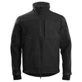 Storim Men's Tactical SoftShell Jacket Black front view