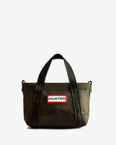 Dark Olive Nylon Mini Topclip Tote