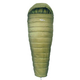 DD Hammock Quilt in olive green, lightweight and ideal for spring-to-autumn camping adventures.