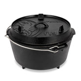 Petromax 7.5L Cast Iron Dutch Oven with Legs - Wylies Outdoor World