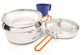 GSI Glacier Stainless 1 Person Mess Kit