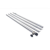DD Tarp Pole set with four adjustable sections, designed for versatile tarp and tent setups.