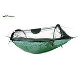 DD Big Boy Hammock Package in olive green, designed for camping comfort and relaxation.
