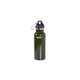DD Thermal Water Bottle in green color with screw lid and karabiner for outdoor use by DD Hammocks.