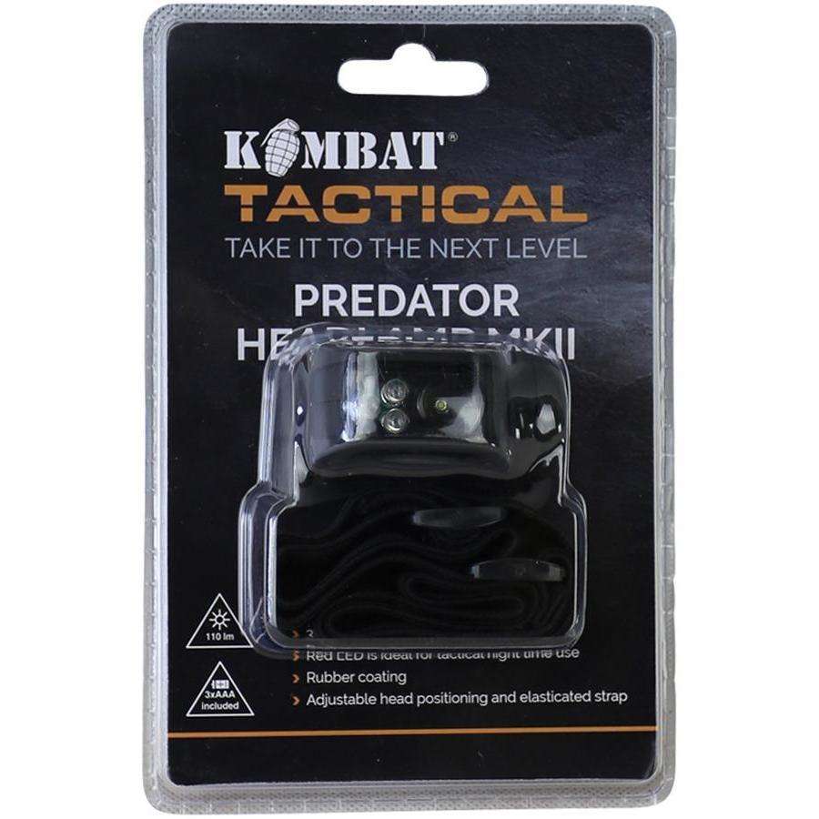 Kombat UK, Kombat UK - Predator Headlamp II, Head Torches, Wylies Outdoor World,
