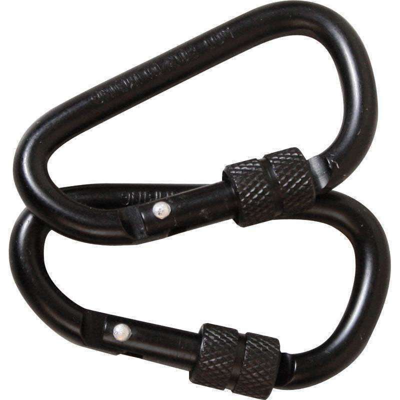 Kombat UK Locking Carabiner Pairs - 6mm - Wylies Outdoor World Kombat UK Locking Carabiner Pairs - 6mm - Wylies Outdoor World