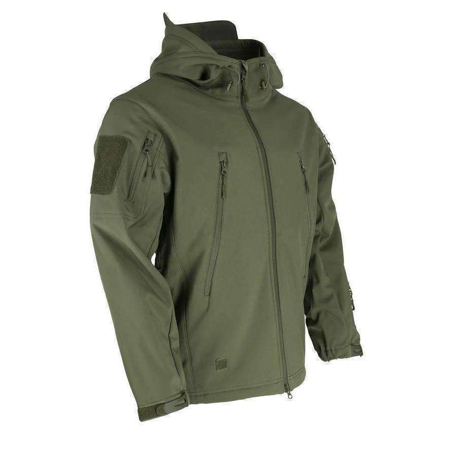 Uplateng Tactical Men's Fleece Thick Soft Shell Jacket Velvet