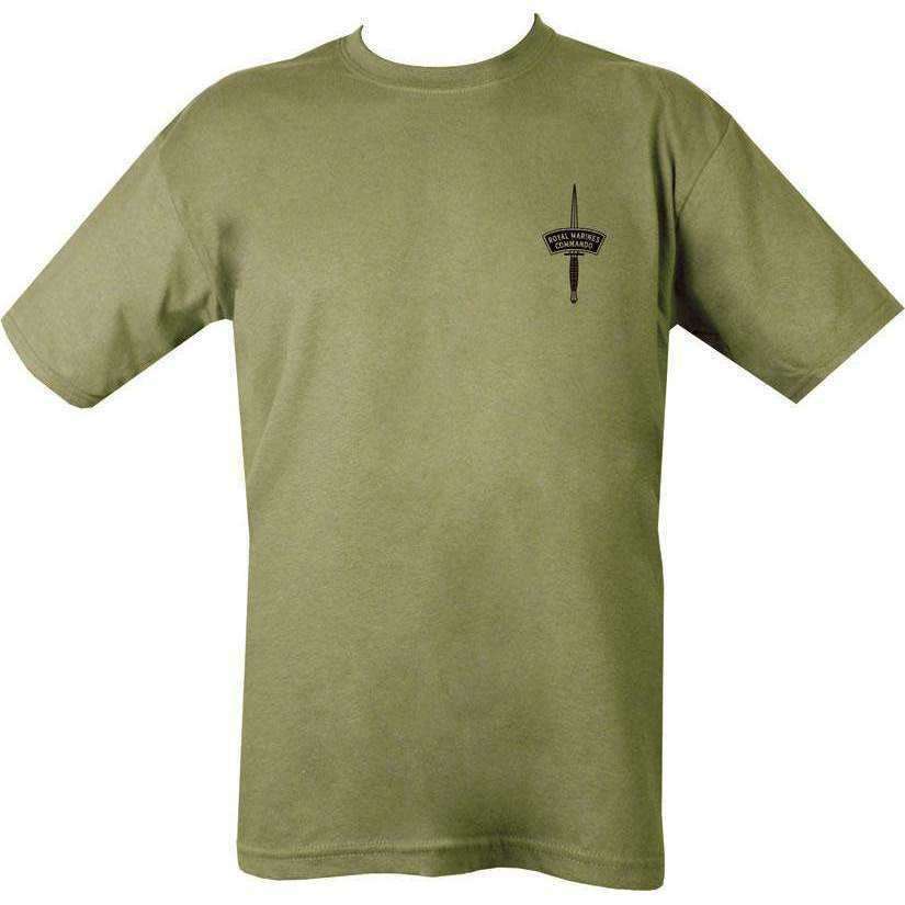 Kombat UK, Royal Marines Commando T-shirt - Olive Green, T-Shirts, Shirts & Vests, Wylies Outdoor World,