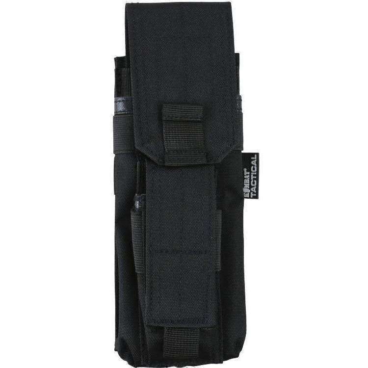 Kombat UK, Single Mag Pouch with PISTOL Mag - Black, Pouches, Wylies Outdoor World,