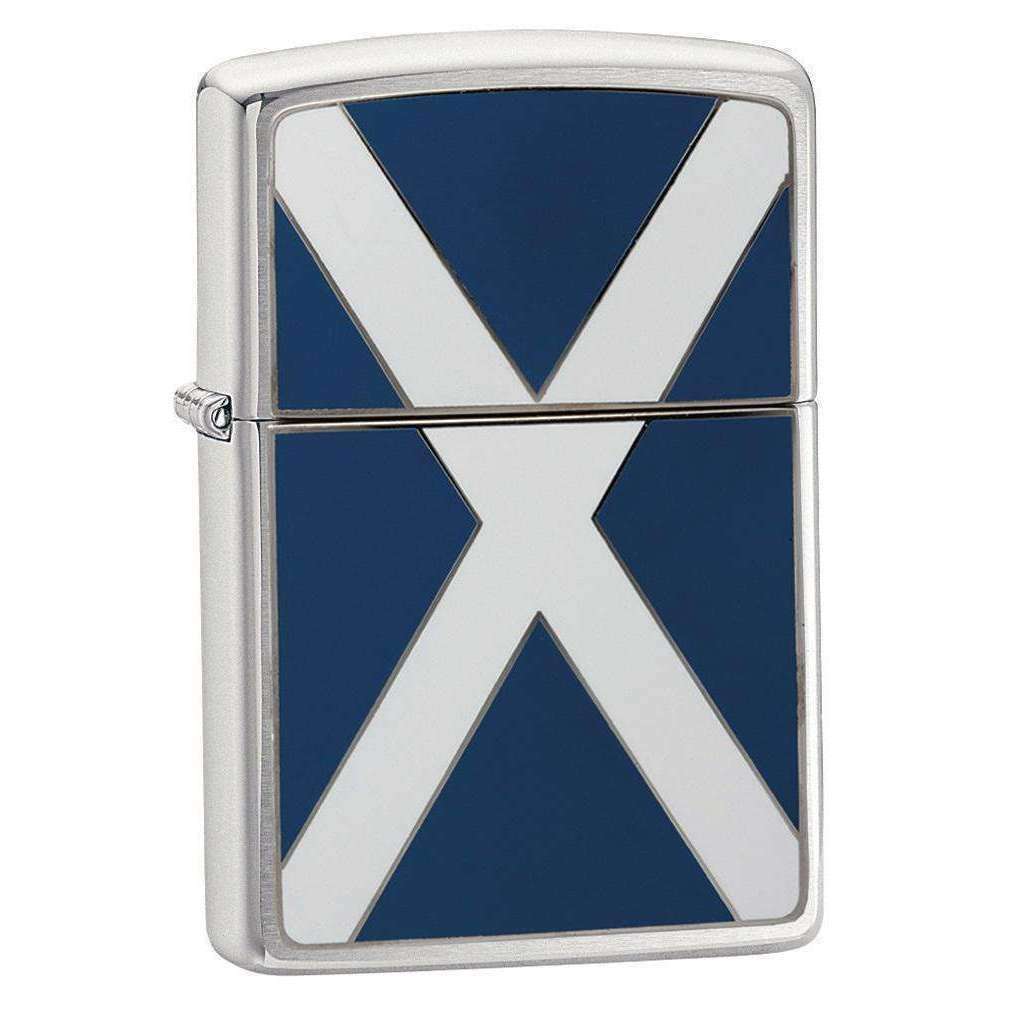 Zippo Scotland Flag Lighter - Wylies Outdoor World Zippo Scotland Flag Lighter - Wylies Outdoor World