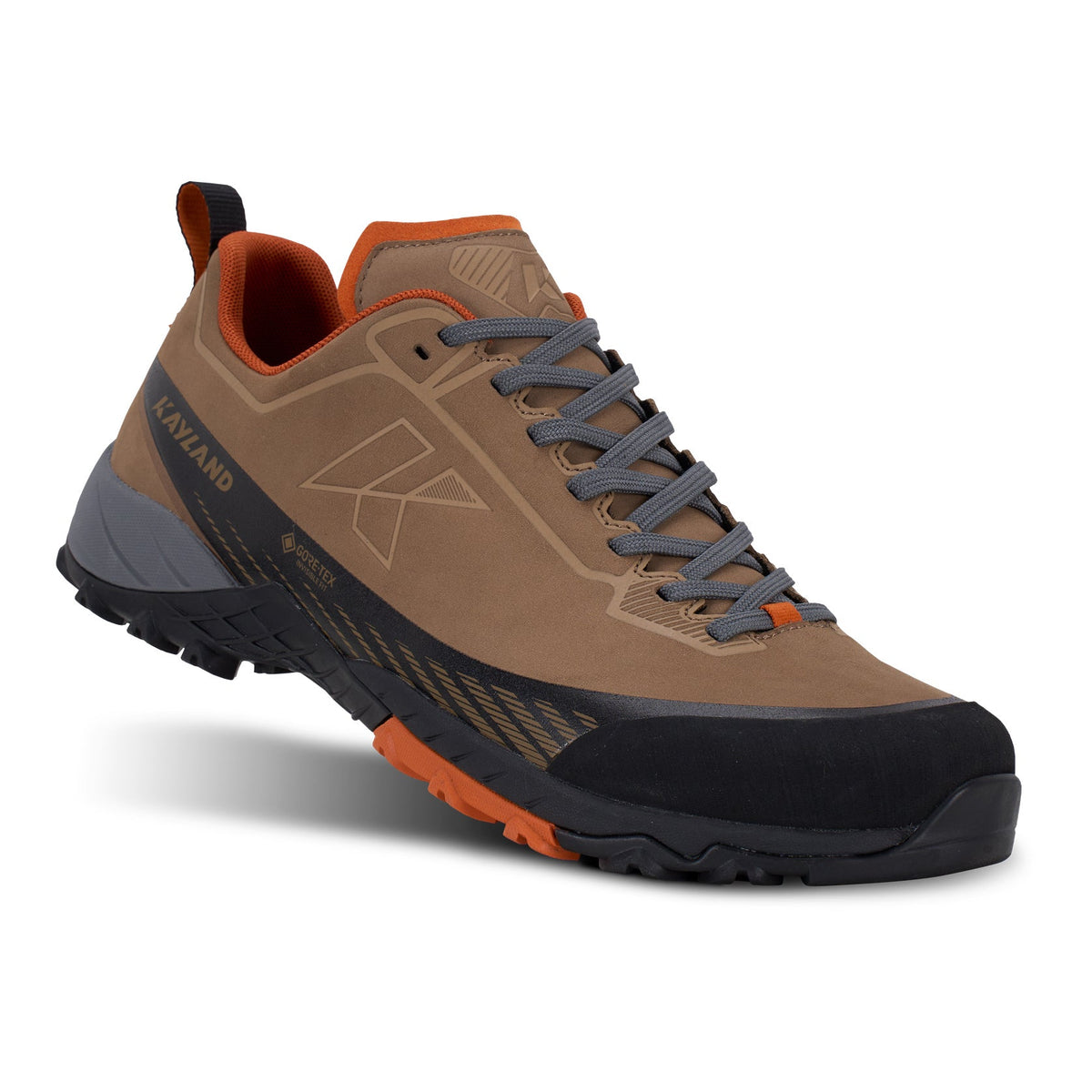Kayland TUONO LEATHER GTX Hiking Shoes, OTTER CLAY
