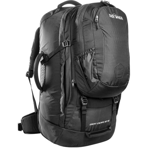Tatonka Great Escape 60+10, Black Backpack