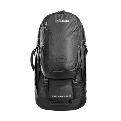 Tatonka Great Escape 60+10, Black Backpack