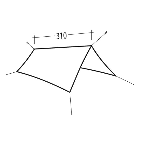 Robens Vestis 3.10 x 2.92 Duo tarp UL