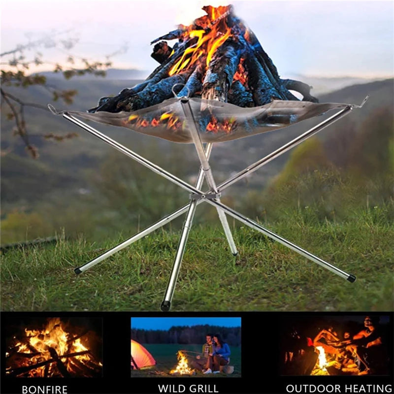Portable Steel Mesh Fire Pit