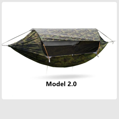 Traveler Hammock Outdoor anti Roll and anti Mosquito Hammock Double Person Sunshade Camping Hammock with Mosquito Net