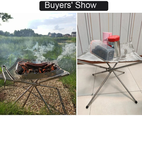 Portable Steel Mesh Fire Pit
