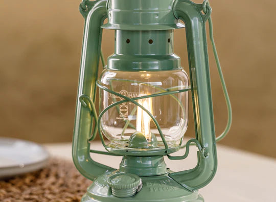 Feuerhand LED Lantern Baby Special 276 Sage Green - Wylies Outdoor World