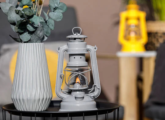 Feuerhand Baby Special 276 Hurricane Lantern Nordic Grey - Wylies Outdoor World