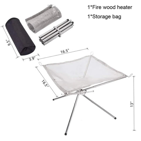 Portable Steel Mesh Fire Pit