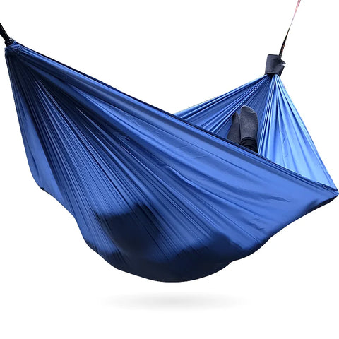 2024 New Ultralight 380T (20D) Outdoor Camping Nylon Hammock Sleep Swing Tree Bed Garden Backyard Protable Hammock Chair