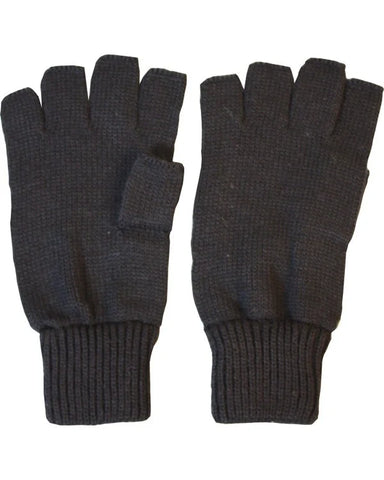 Kombat UK Fingerless Gloves - Olive Green and Black