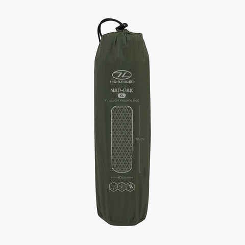 Highlander NAP-PAK Inflatable Sleeping mat, XL