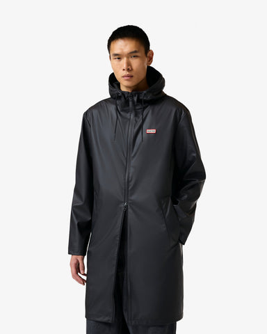 Unisex Black Downpour Andrea PU Rain Coat